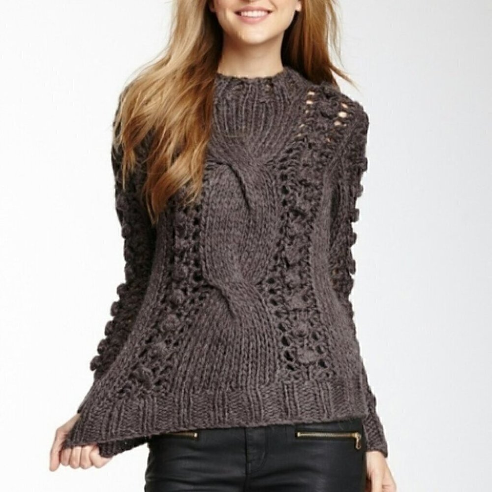 HANDKNIT THICK SOFT SWEATER -PREMIUM QUALITY